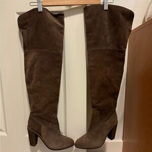 New Vince Camute  Over the Knee Suede Boots, 7 M